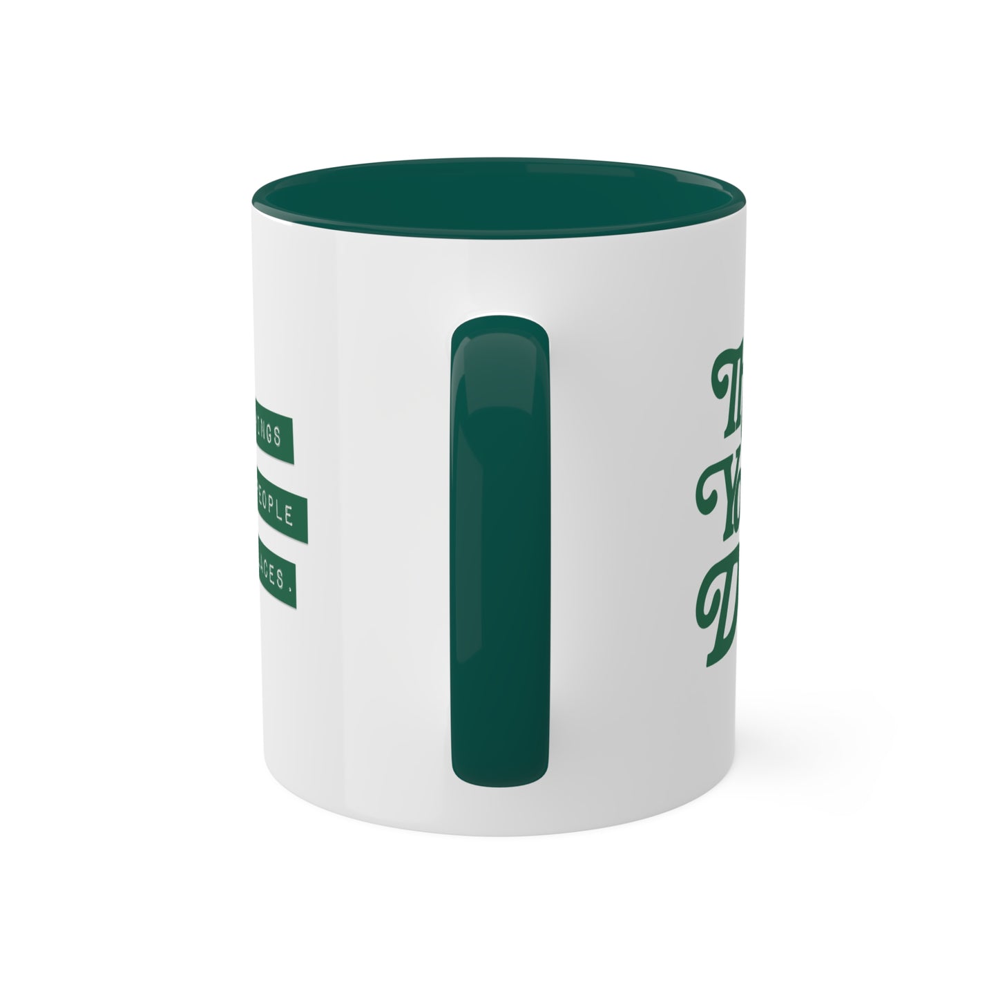 "Thank you for doing" Mug